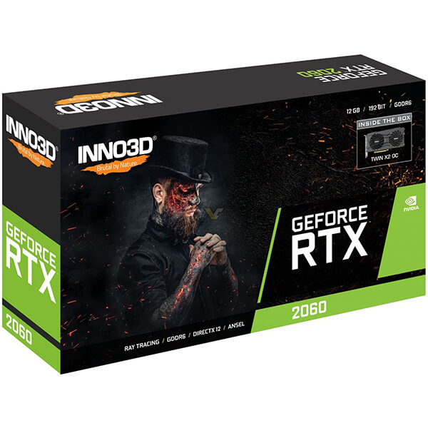 کارت گرافیک (12GB) INNO3D GeForce RTX 2060 Twin X2 OC