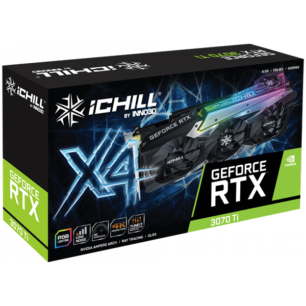 کارت گرافیک (8GB) INNO3D GeForce RTX 3070 ICHILL X4