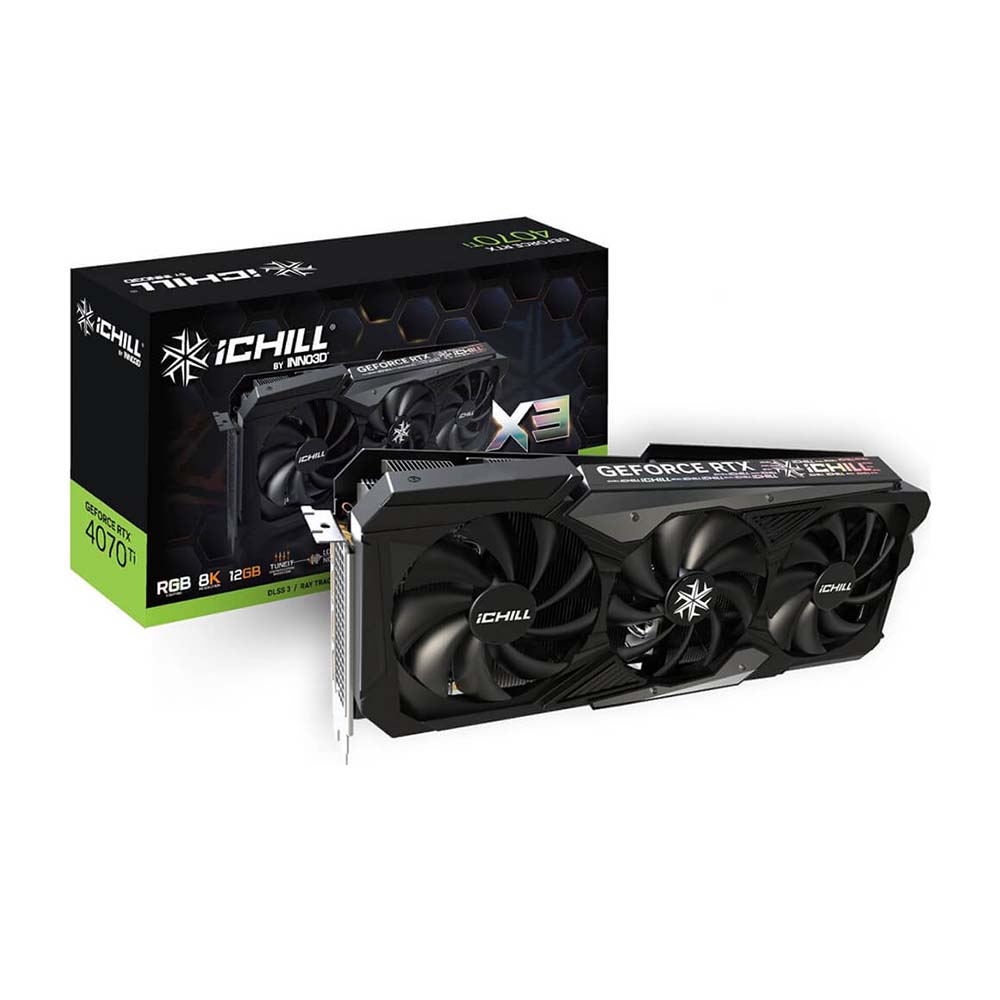 کارت گرافیک (12GB) INNO3D GeForce RTX 4070Ti ICHILL X3