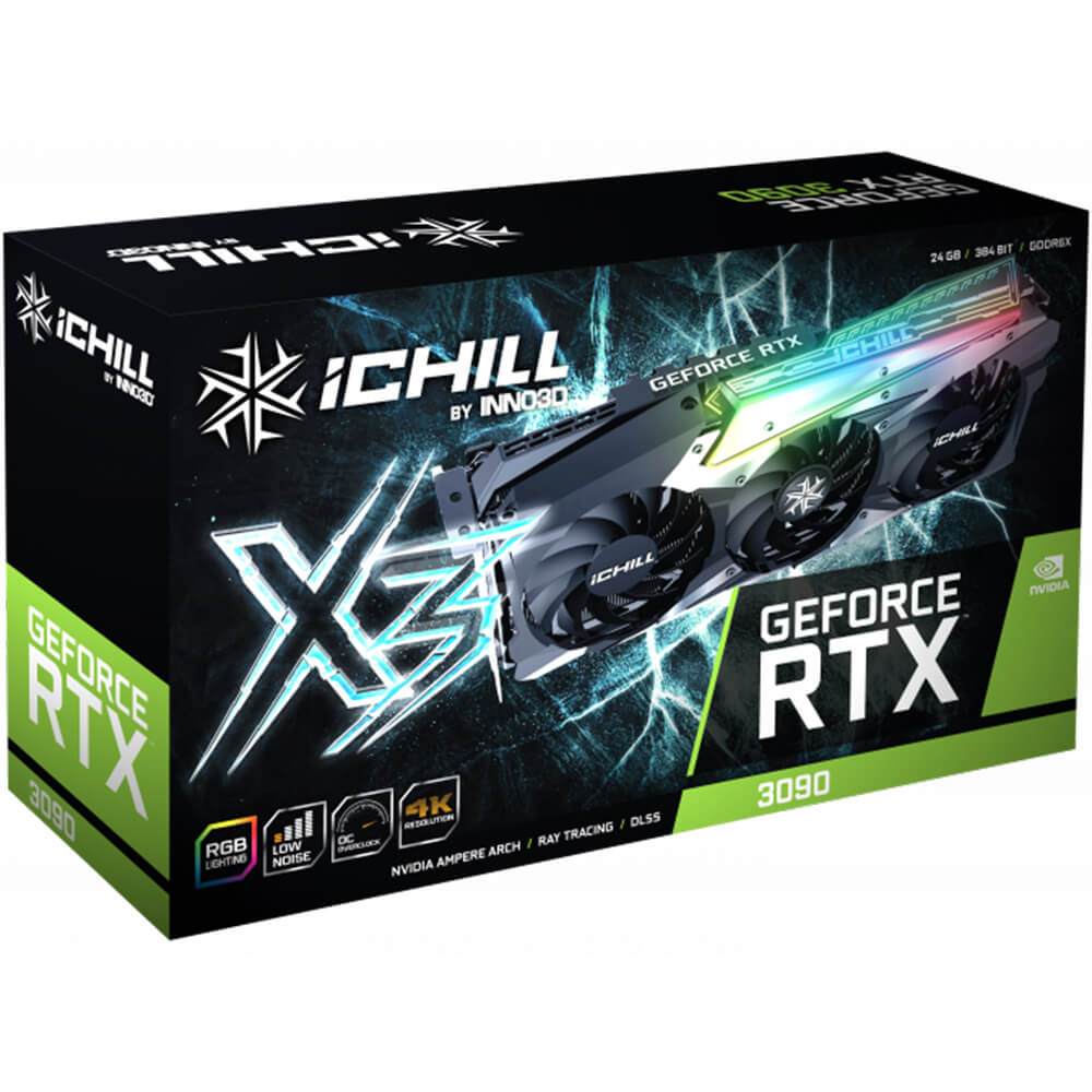 کارت گرافیک (24GB) INNO3D GeForce RTX 3090 ICHILL X3