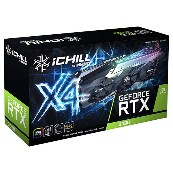 کارت گرافیک (24GB) INNO3D GeForce RTX 3090 iCHILL X4