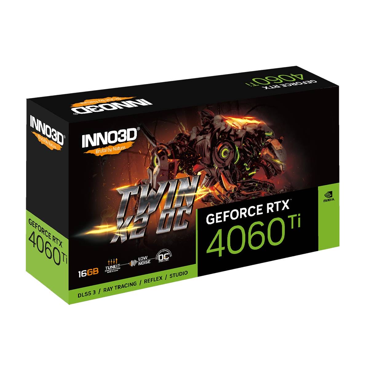 کارت گرافیک (16GB) INNO3D GeForce RTX 4060Ti TWIN X2 OC