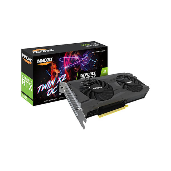 کارت گرافیک (8GB) INNO3D GeForce RTX 3050 TWIN X2 OC