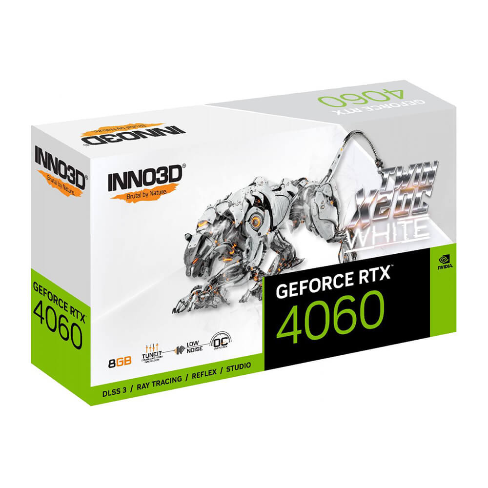 کارت گرافیک (8GB) INNO3D GeForce RTX 4060 TWIN X2 OC White