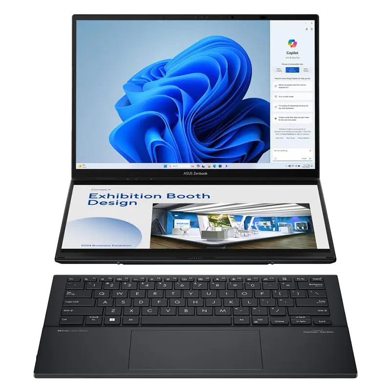 لپ تاپ ایسوس ZenBook DUO UX8406MA Ultra 7 155H 16GB 1TB SSD