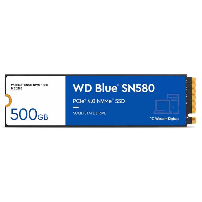 SSD اینترنال وسترن دیجیتال WD Blue SN580 با ظرفیت 500 گیگابایت