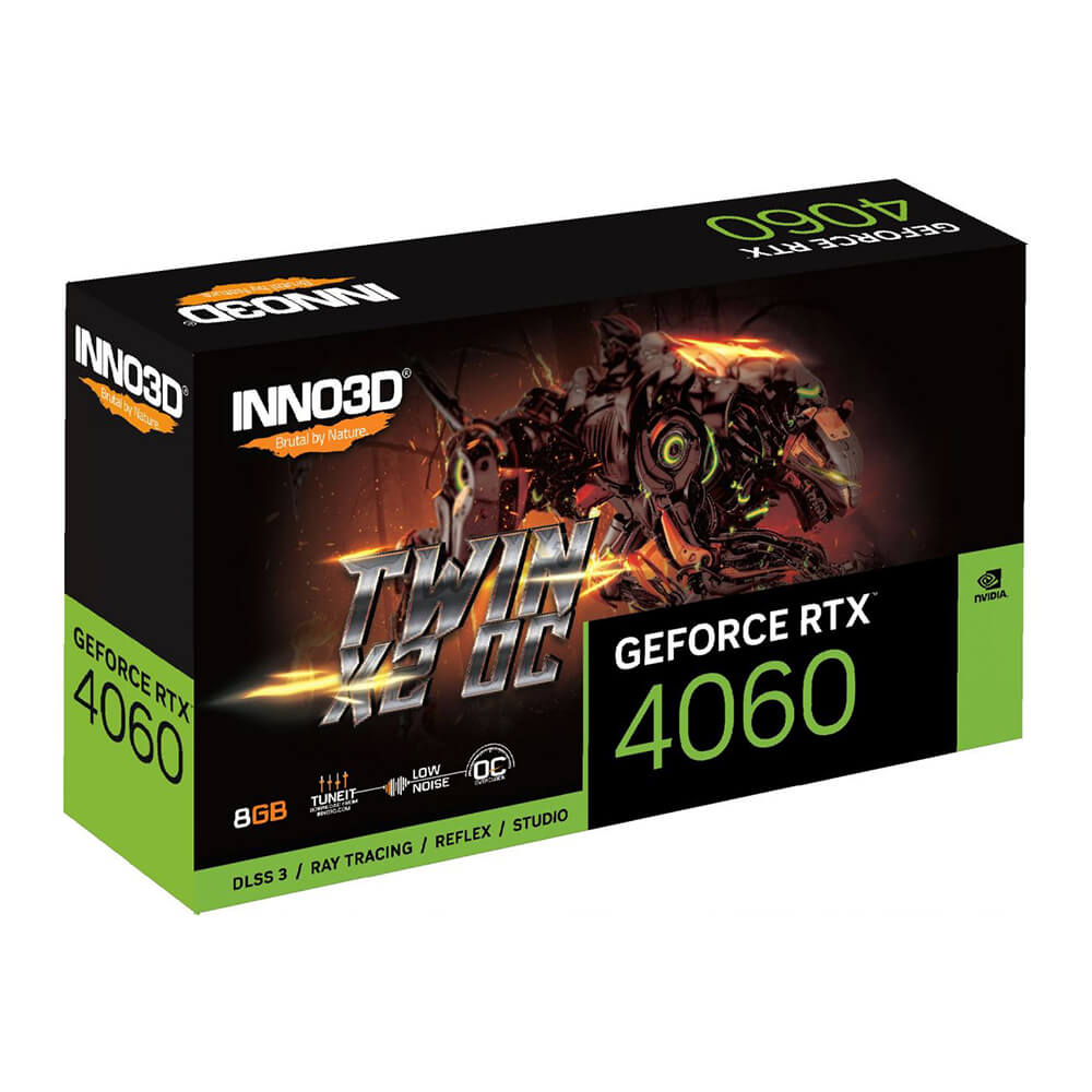 کارت گرافیک (8GB) INNO3D GeForce RTX 4060 TWIN X2