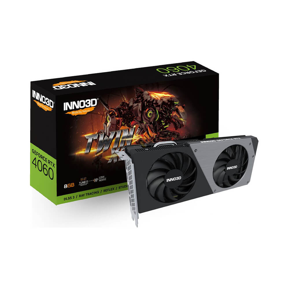 کارت گرافیک (8GB) INNO3D GeForce RTX 4060 TWIN X2