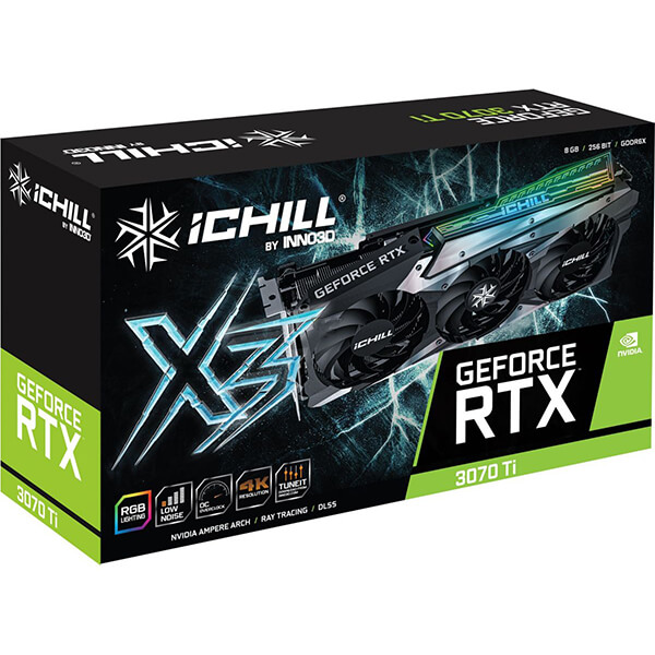 کارت گرافیک (8GB) INNO3D GeForce RTX 3070Ti ICHILL X3