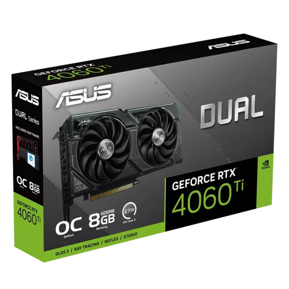 کارت گرافیک ASUS GeForce RTX 4060Ti OC Edition Dual 8GB