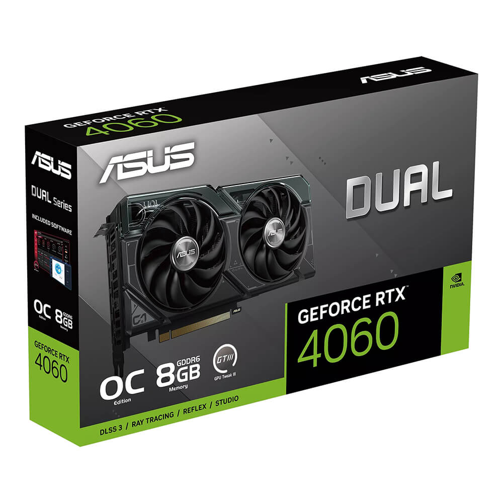 کارت گرافیک (8GB) ASUS GeForce RTX 4060 OC Edition Dual