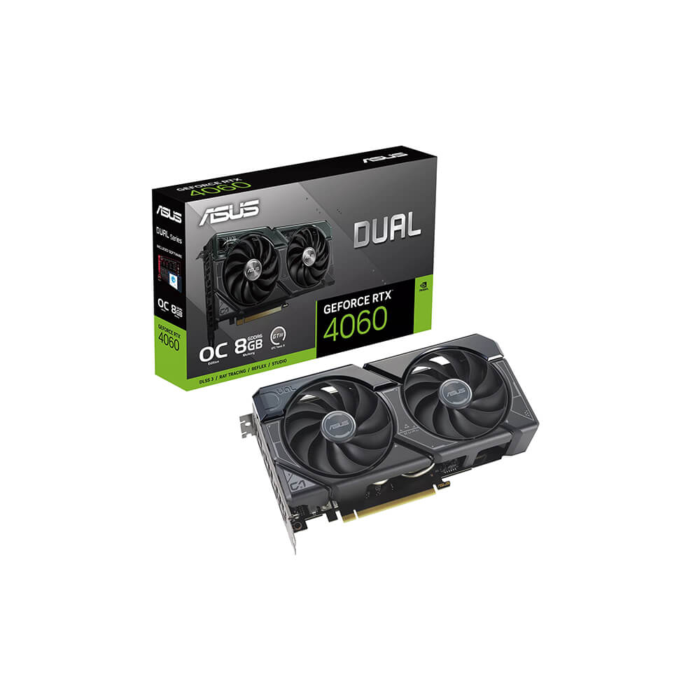 کارت گرافیک (8GB) ASUS GeForce RTX 4060 OC Edition Dual