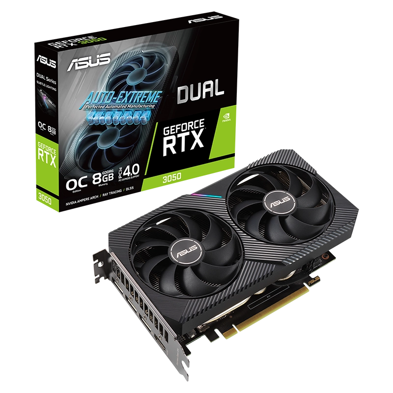 کارت گرافیک ASUS GeForce RTX 3050 OC Edition Dual (8GB)