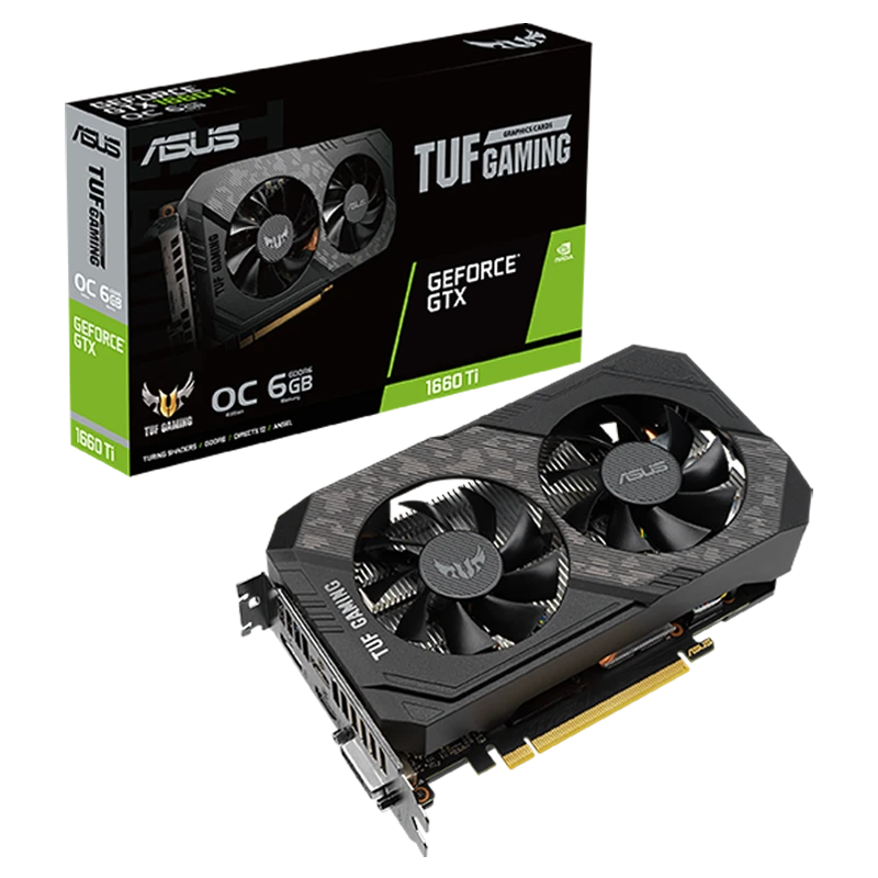 کارت گرافیک ASUS TUF Gaming GeForce GTX 1660 TI OC 6GB