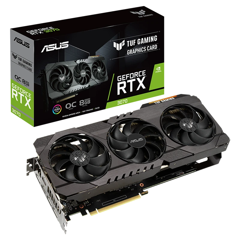 کارت گرافیک ASUS TUF Gaming GeForce RTX 3070 OC 8GB