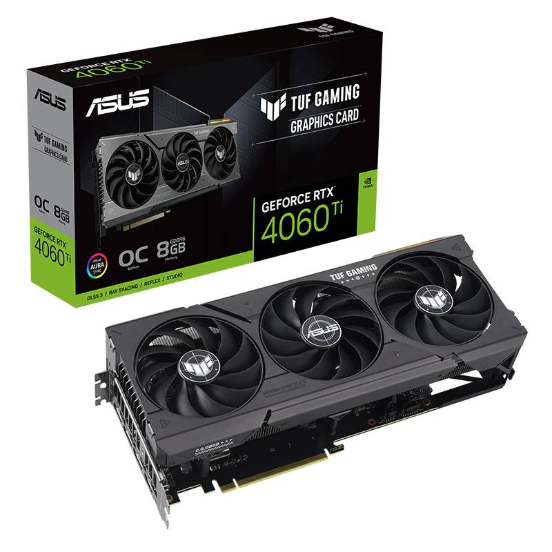 کارت گرافیک ASUS TUF GeForce RTX 4060Ti OC 8GB