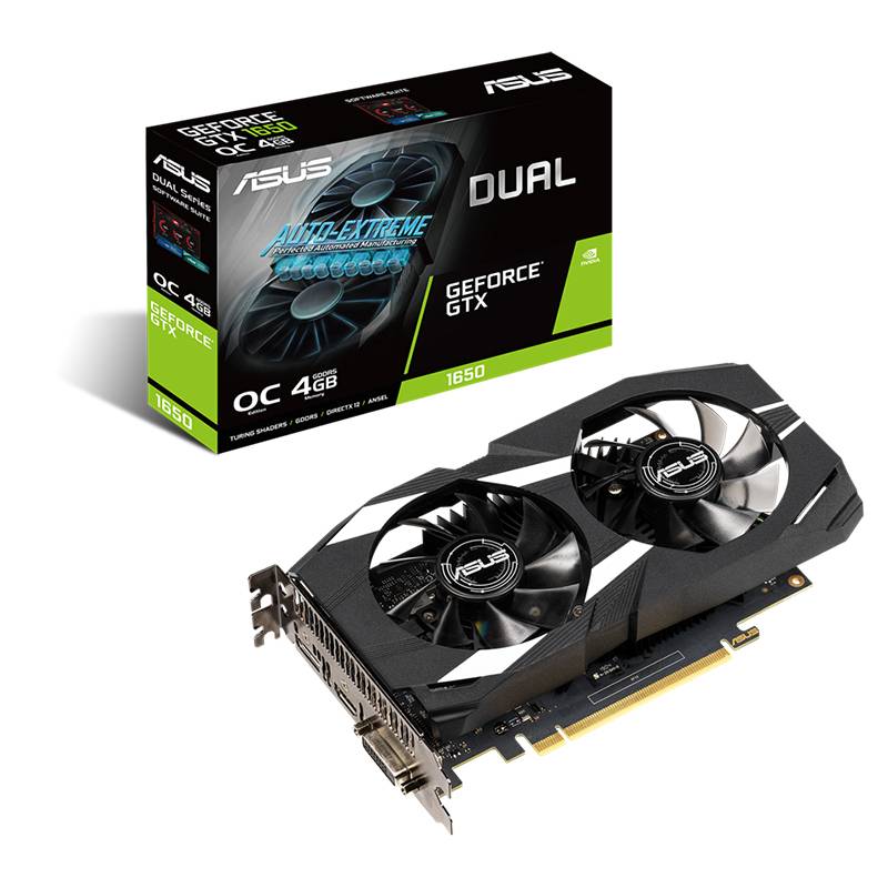 کارت گرافیک ASUS GeForce GTX 1650 OC Dual 4GB