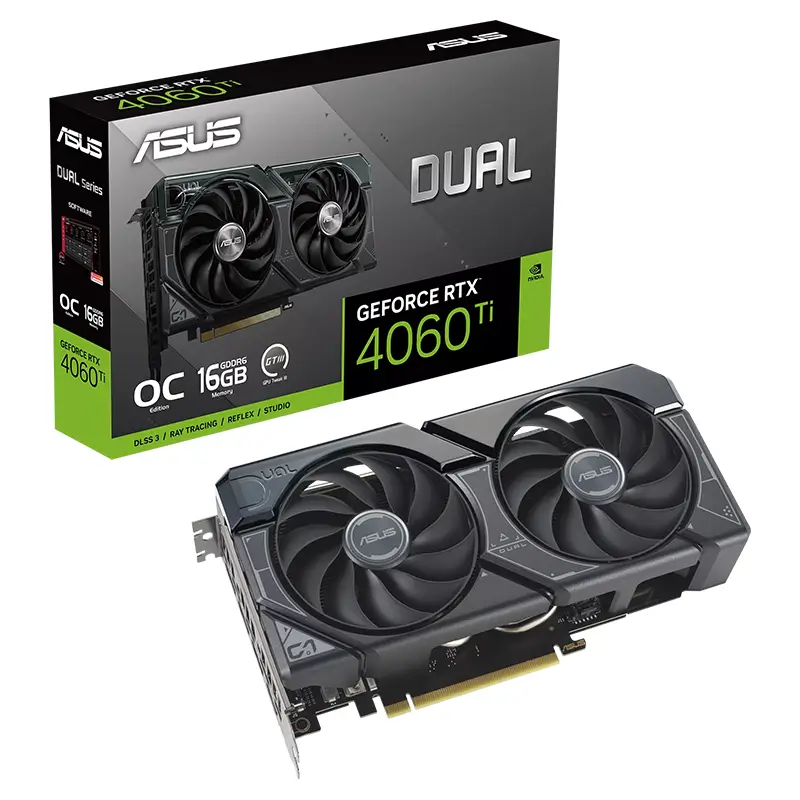 کارت گرافیک ASUS GeForce RTX 4060 Ti OC Edition Dual 16GB