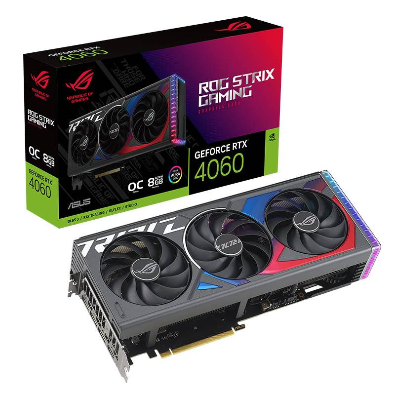 کارت گرافیک ASUS ROG Strix GeForce RTX 4060 OC (8GB)