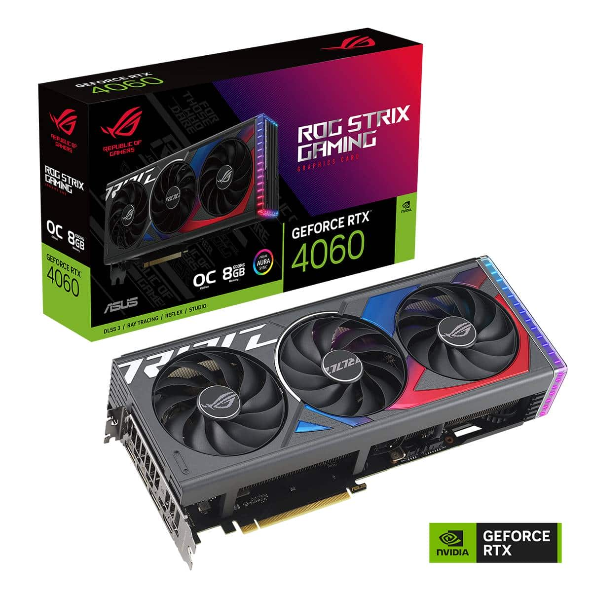 کارت گرافیک ASUS ROG Strix GeForce RTX 4060 OC (8GB)