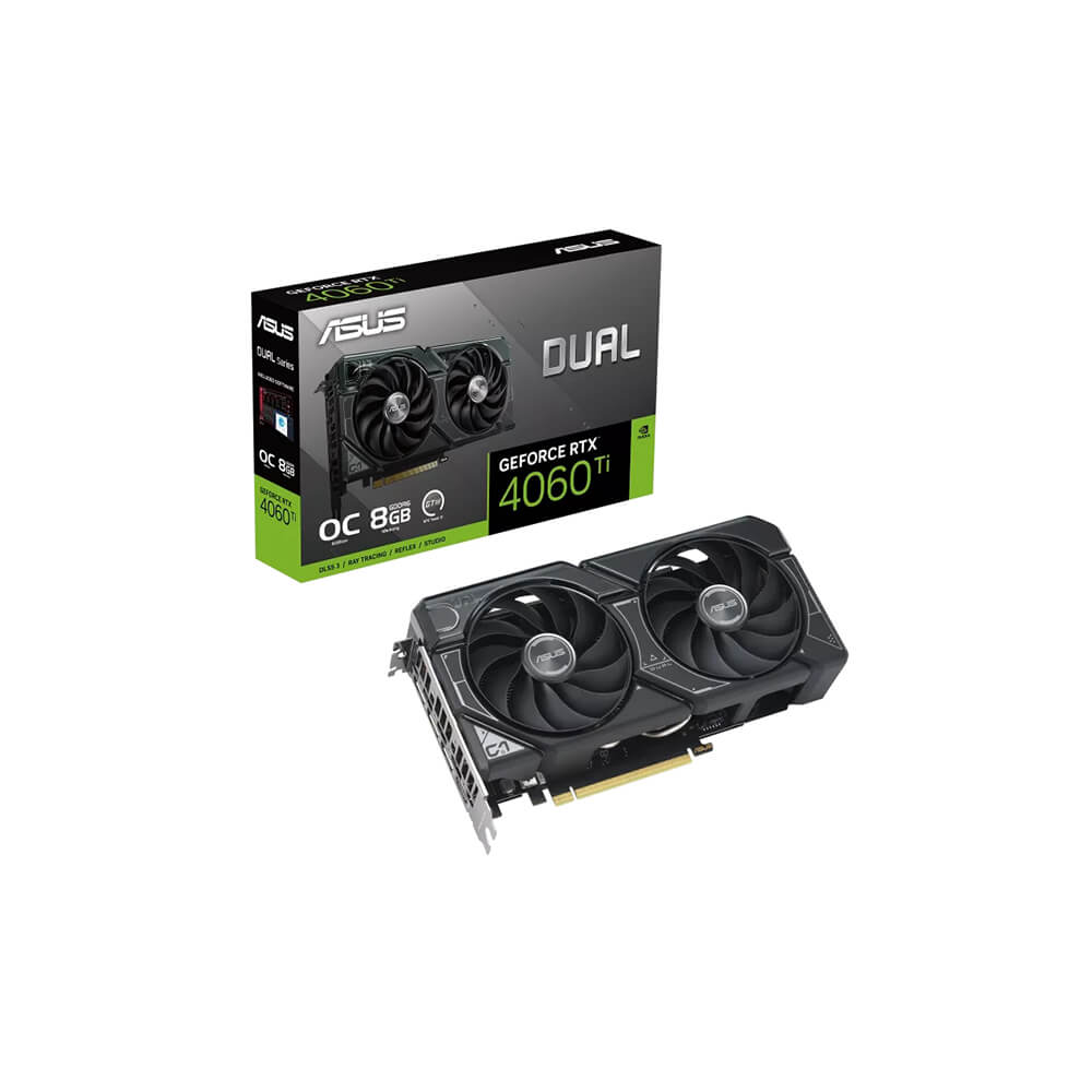 کارت گرافیک ASUS GeForce RTX 4060Ti OC Edition Dual 8GB