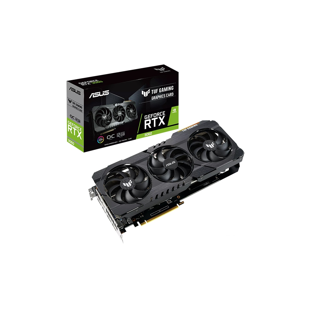 کارت گرافیک (12GB) ASUS TUF Gaming GeForce RTX 3060 OC Edition